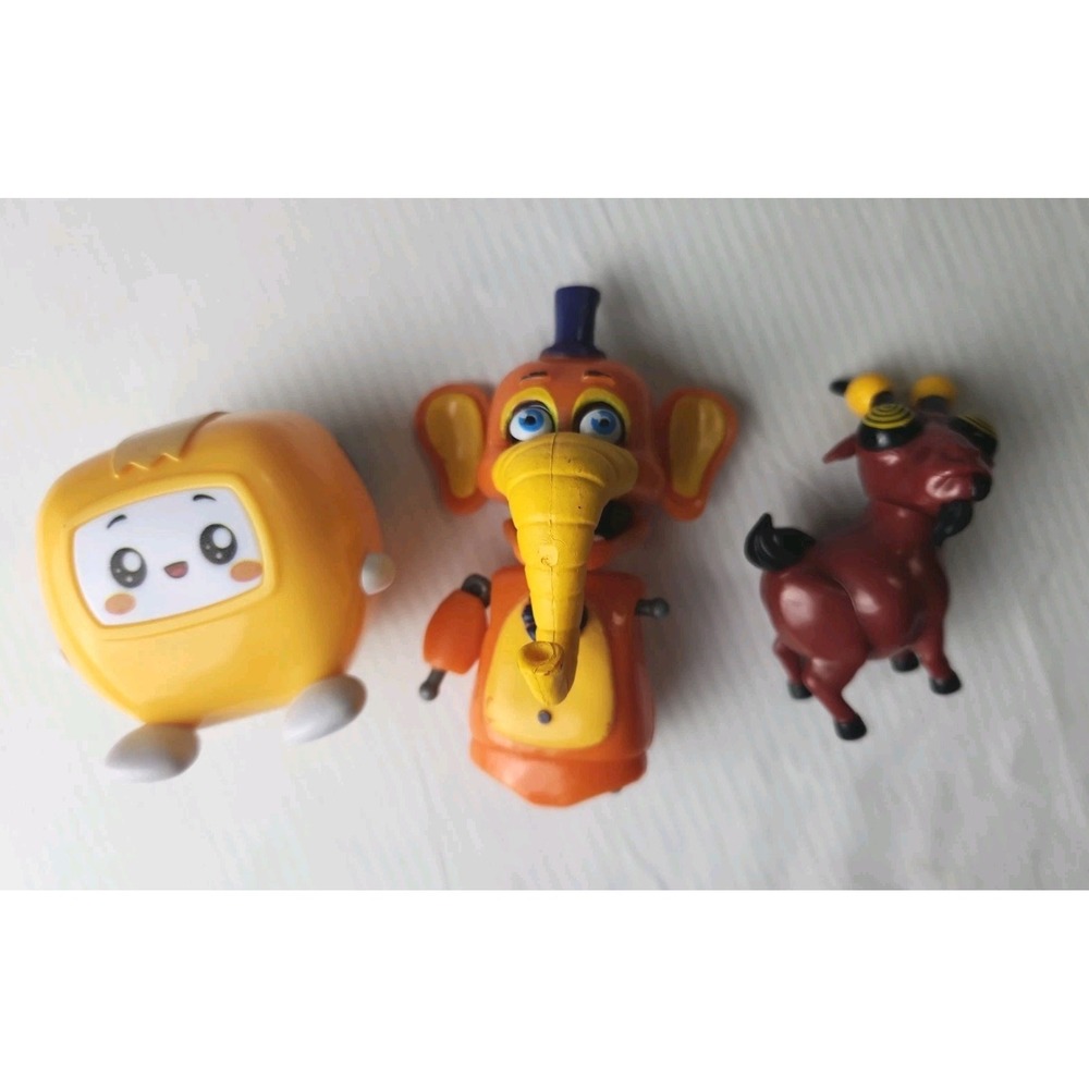 Lot 3 Underworld Goaty-FGTeeV  Lankybox Boxy, Funko Orville Elephant *Incomplete